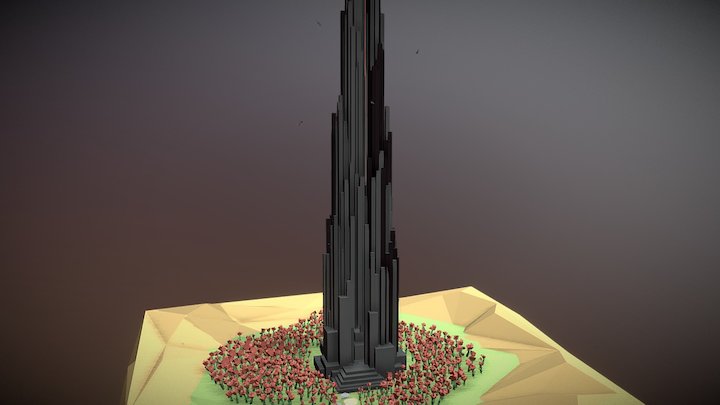 The Dark Tower 3D Model