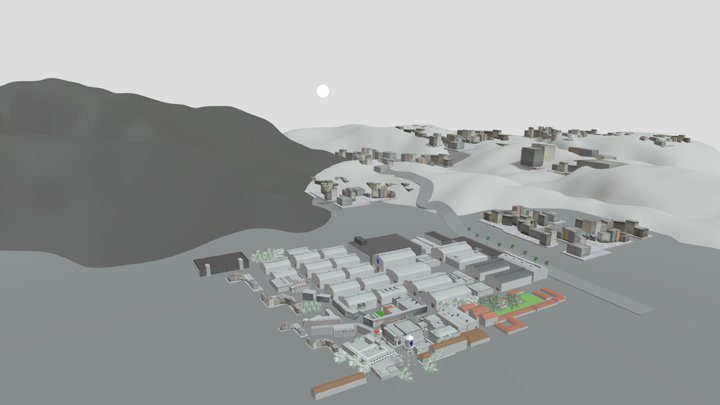Warner Bros. (2021-2024, Scope) Studio Lot Foota 3D Model