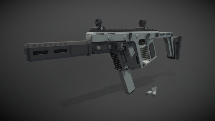 KRISS Vector-SubMachine Gun 3D Model