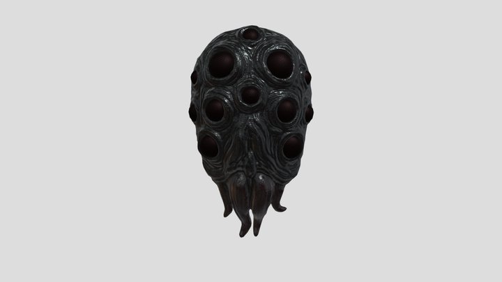 Spider Mask 3D Model