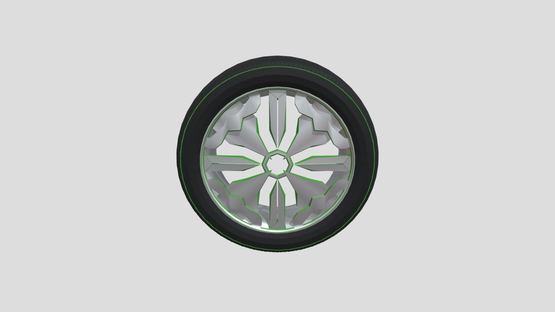 Tire Green Trim