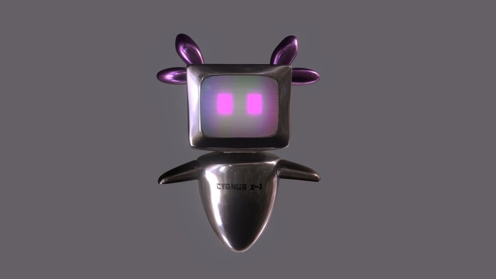 Helper Robot 3D Model