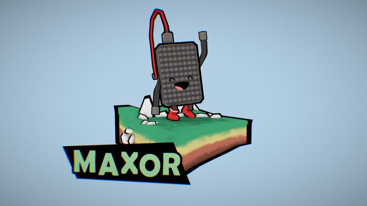 Maxor - Hard-drive 3D Model