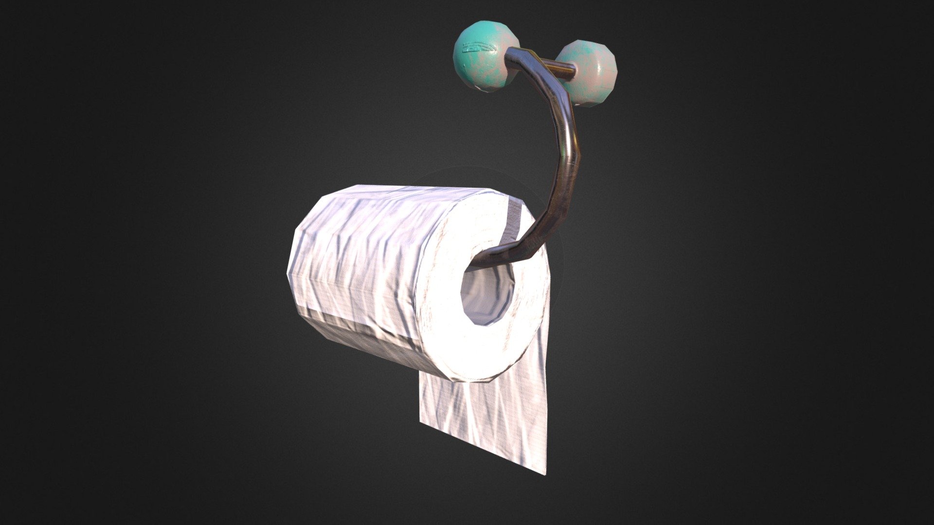 Bathroom Toilet Paper Backward