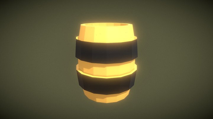 Barrel 3D Model