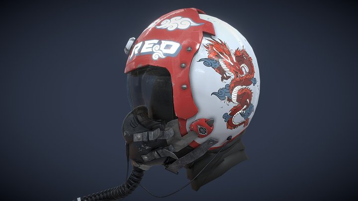 Gentex Helmet 3D Model