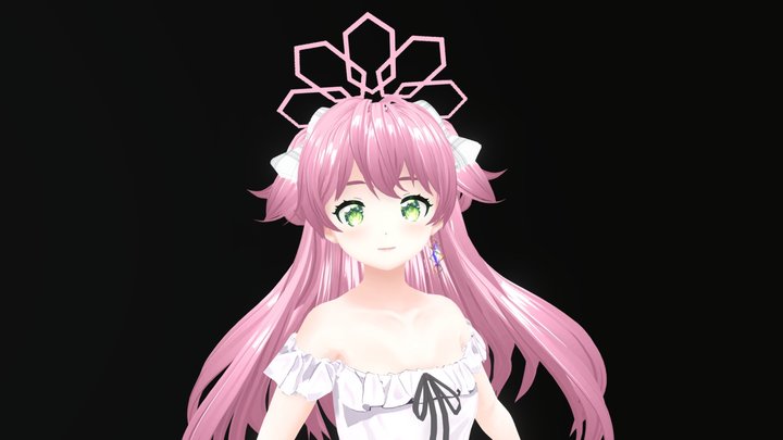 Freya - Anime Character from [Aria Artifacts] 3D Model