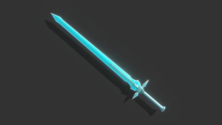 Sword Art Online - Dark Repulser 3D Model