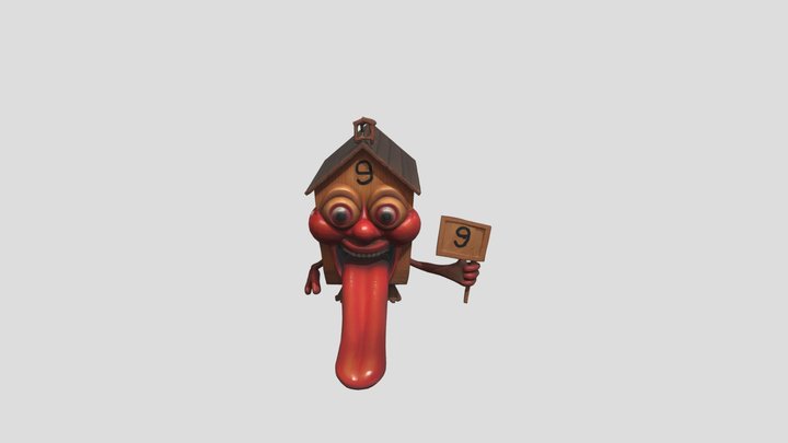 La Esok Sekolah (Brainrot Character) 3D Model