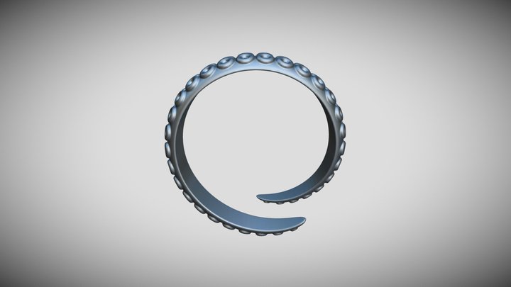 Tentacle Ring 01 3D Model