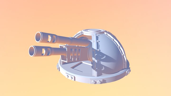 Destiny Ligth Turret 3D Model