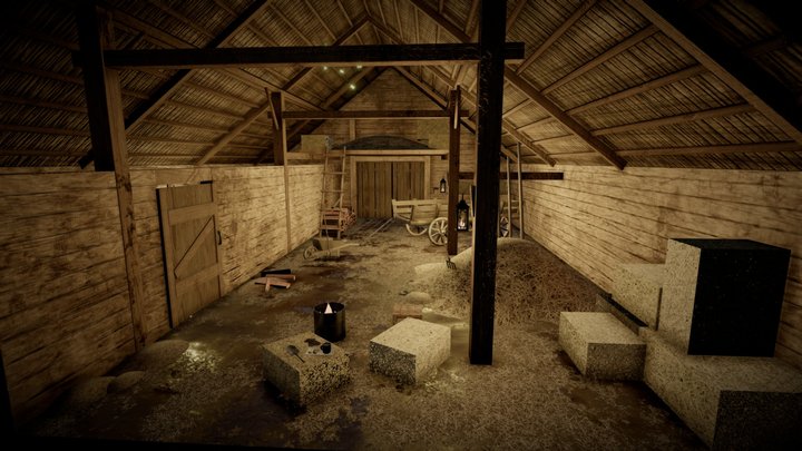 Barn 3D Model