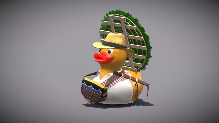 pato feria flores medellin 3D Model