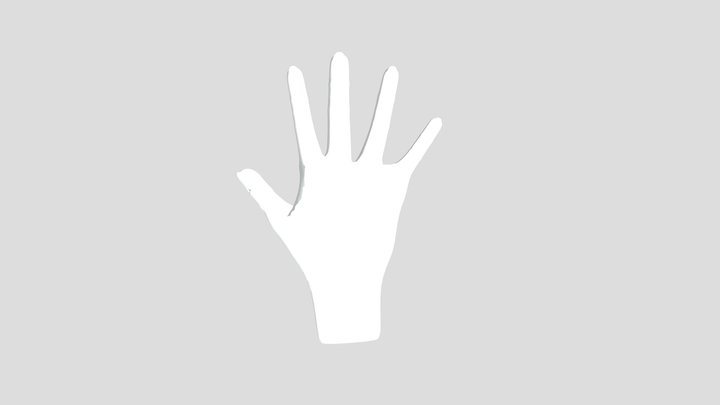 Anime hand base mesh 3D Model