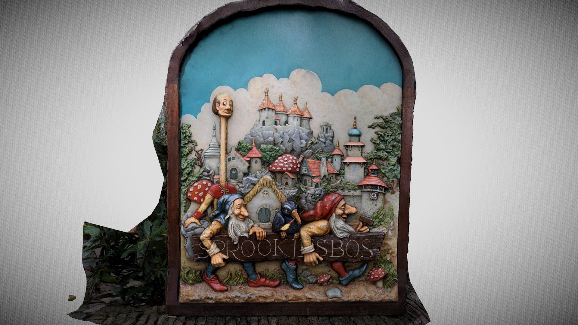 bas relief Efteling Sprookjesbos (ingang)
