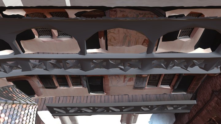 Visite du château 3D Model
