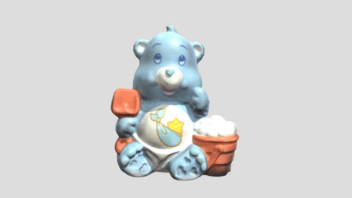 Blue Care Bear X.073.2000.20 3D Model
