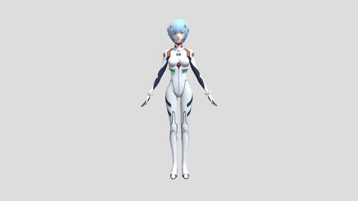 Rei Ayanami 3D Model