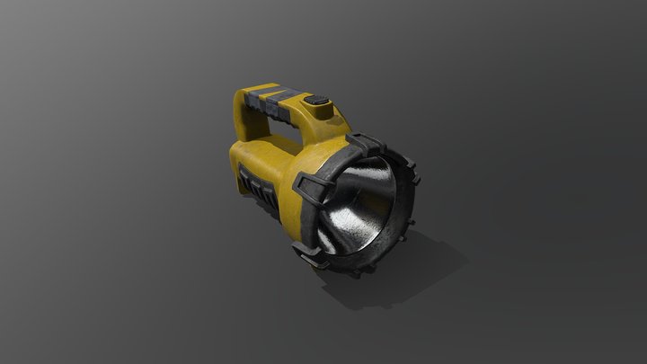 Hanging Lantern Flashlight 3D Model