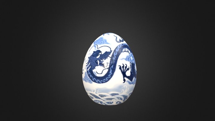 China Vase 3D Model