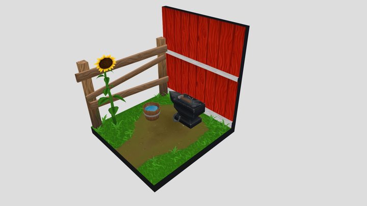 Anvil & Sunflower 3D Model