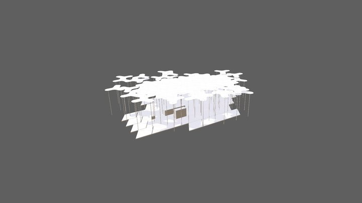2015 MPavilion by Amanda Levete Architects 3D Model
