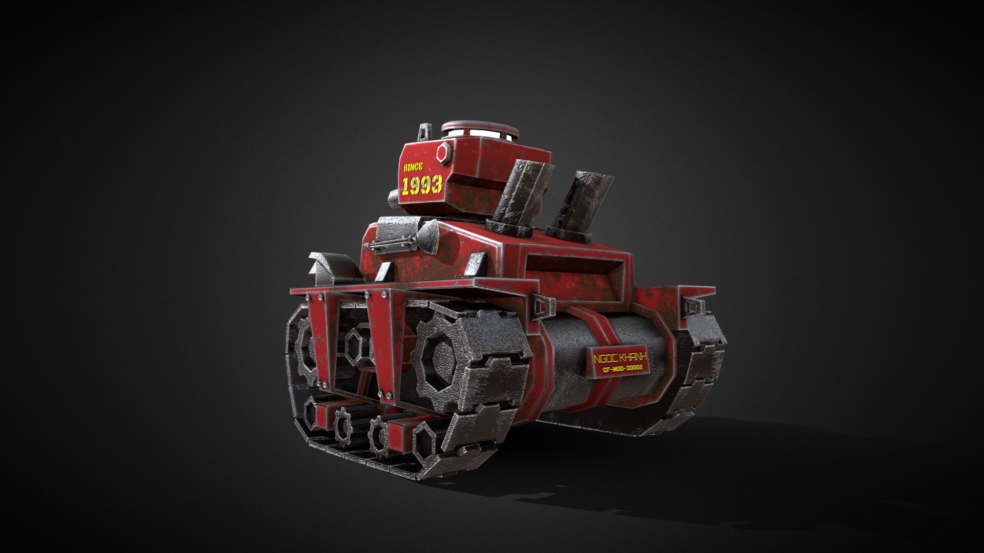 Rebel Tank - 3D model by khanhkon [87be1bc] - Sketchfab