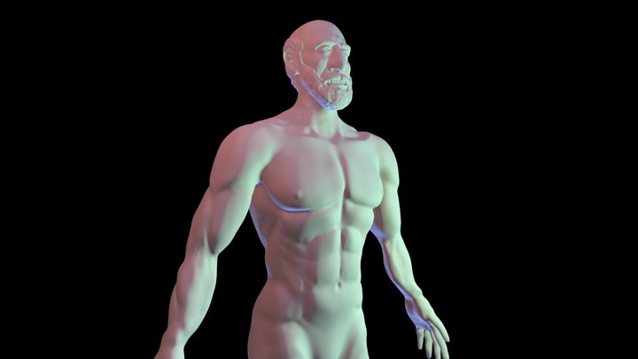 MYSTICAL OLD MAN 3D Model