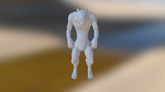 Werewolf (Work in progress) 3D Model