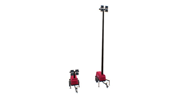 Speedy Hire - Generac Towerlight VT1 3D Model