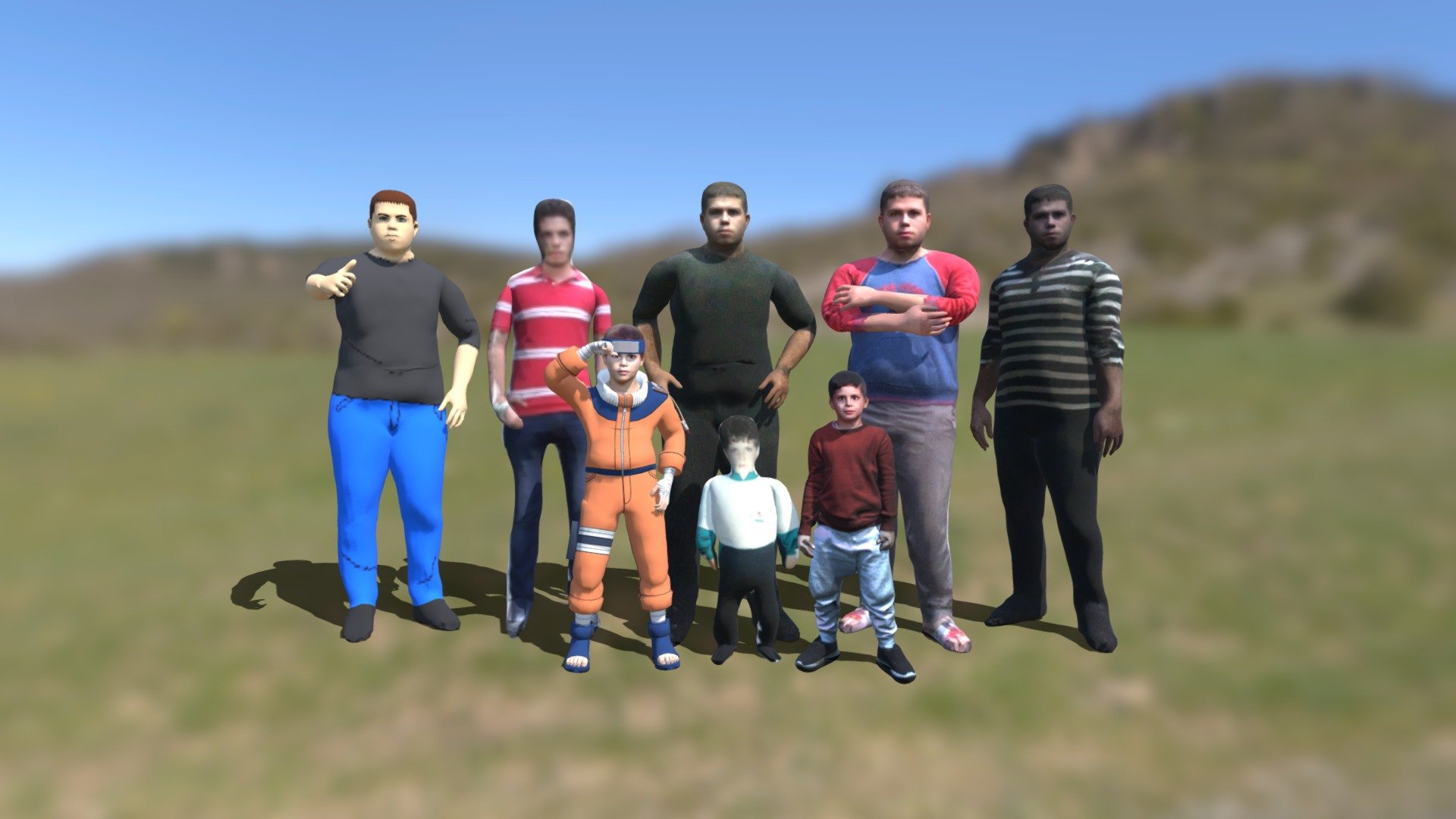 rida sidi ben ali world 3d model