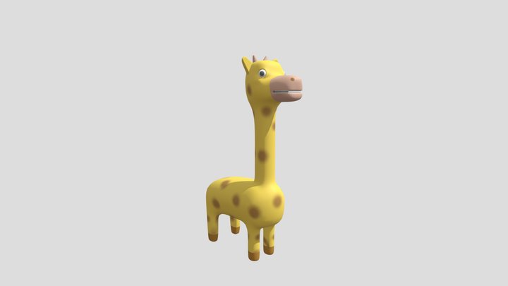 Giraffe_melman 3D Model