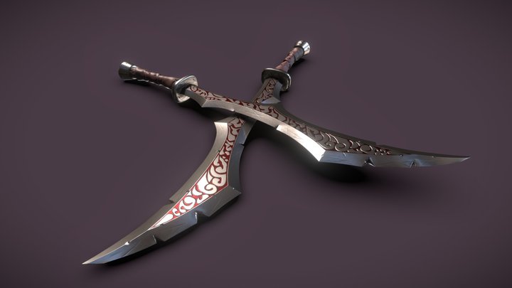 Katarina's Dagger - League of Legends 3D Model