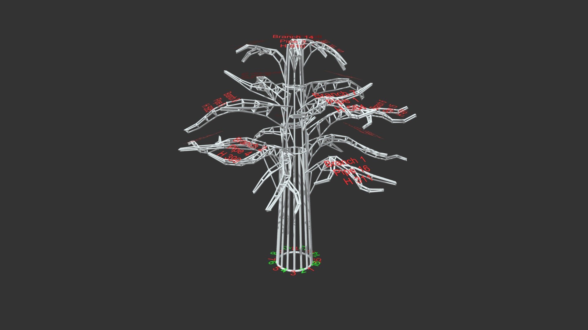 Tree Branch Highets 4 - 3D model by noamtoledano [87c2452] - Sketchfab