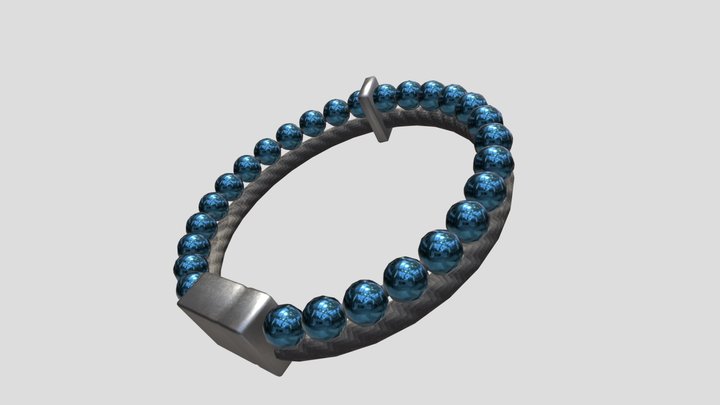 Bead Bracelet 3D Model