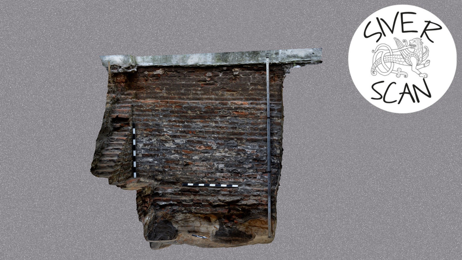 Шурф 1. кладка західної стіни - 3D model by Center archaeology ...