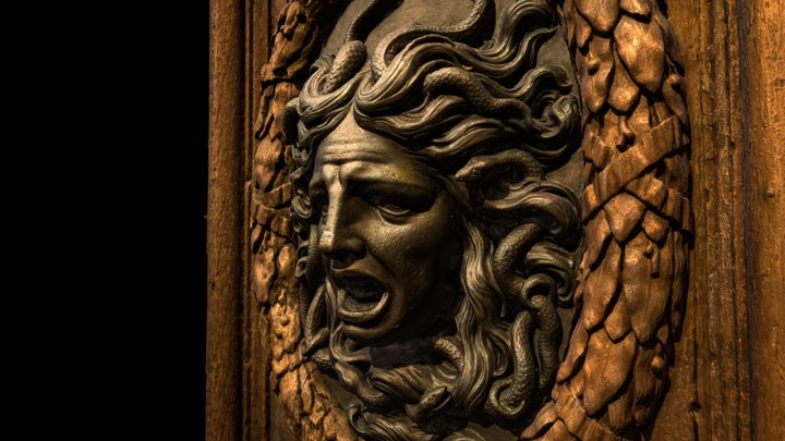 Head of Medusa - Paris Town Hall (s. XVII) – Modelo 3D gratuito STL