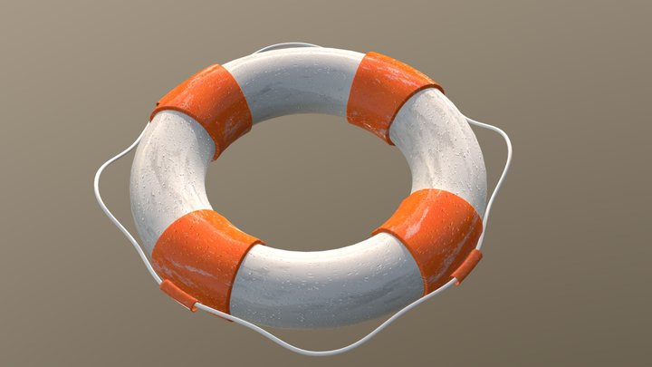 Lifebuoy realist 3D Model