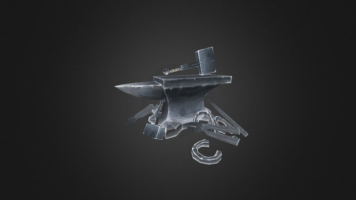 props_anvil_001 3D Model