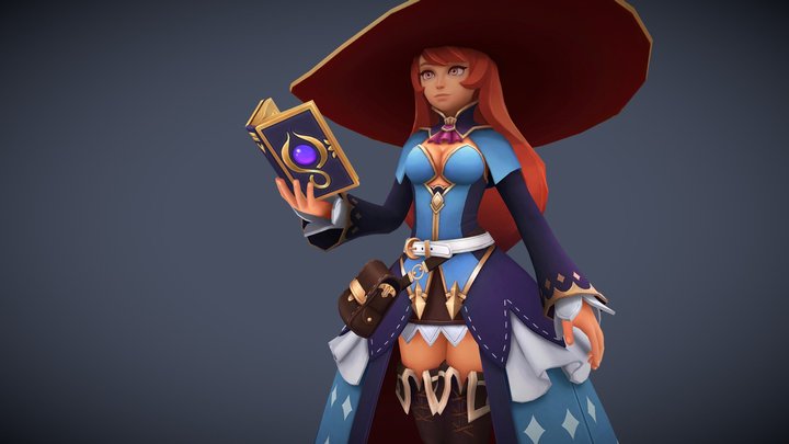 Witch 3D Model