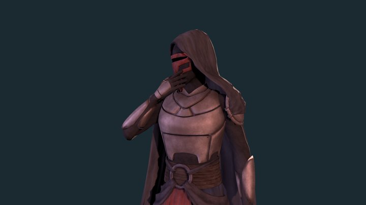 Darth Revan - The Clone Wars Style 3D Model