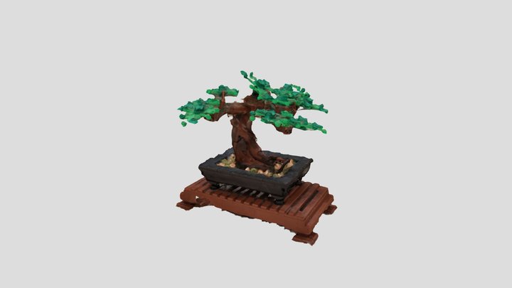 Bonsai Lego 3D Model