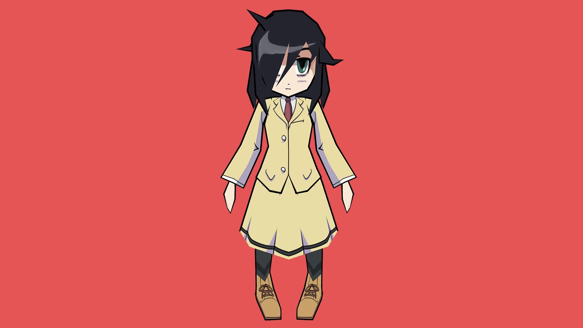 Tomoko Kuroki - 3D model by kompakct [87ca3c4] - Sketchfab