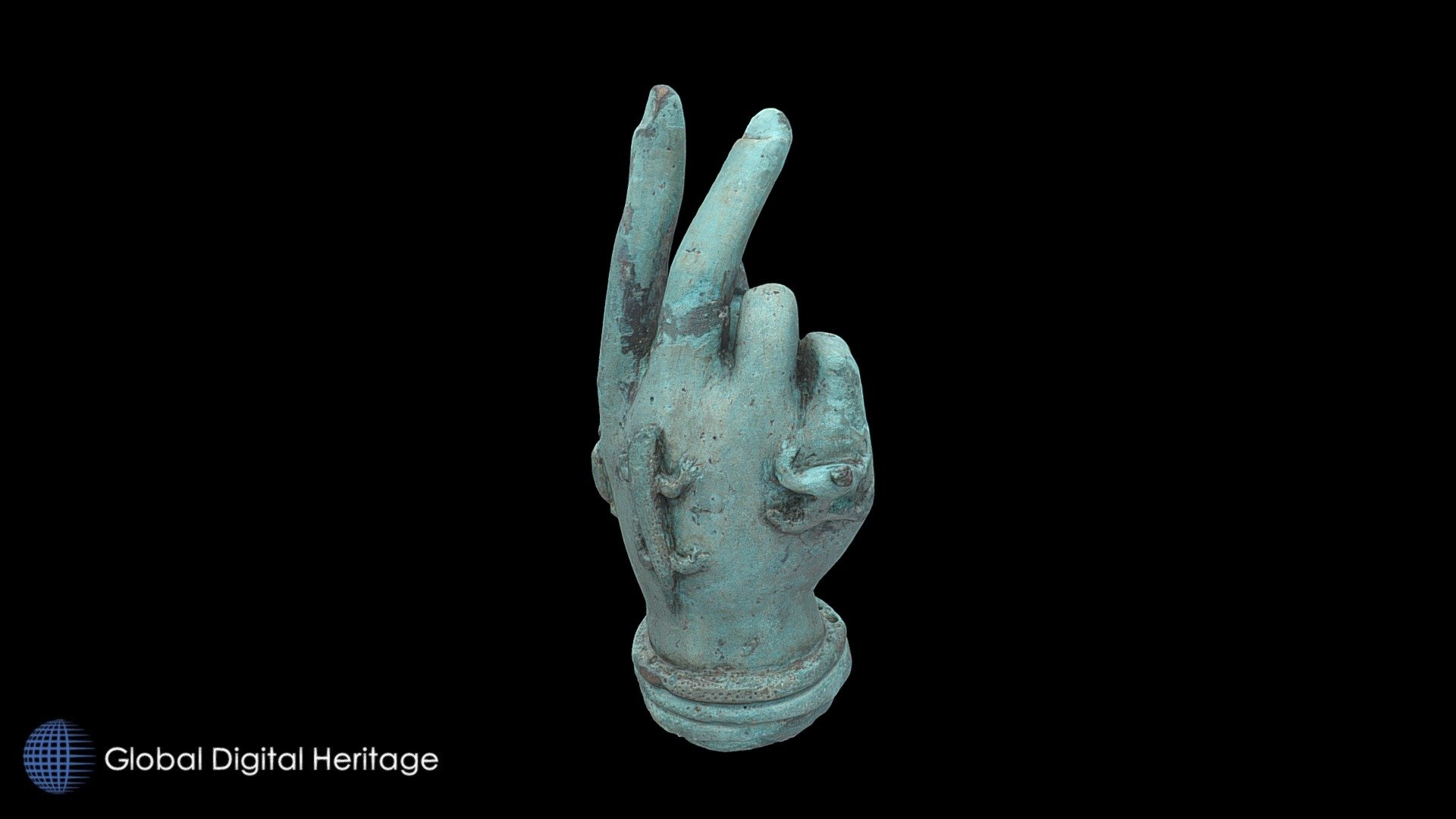 Bronze Hand of Sabazios, Gradina, Bosnia — Sketchfab embed 3D viewer