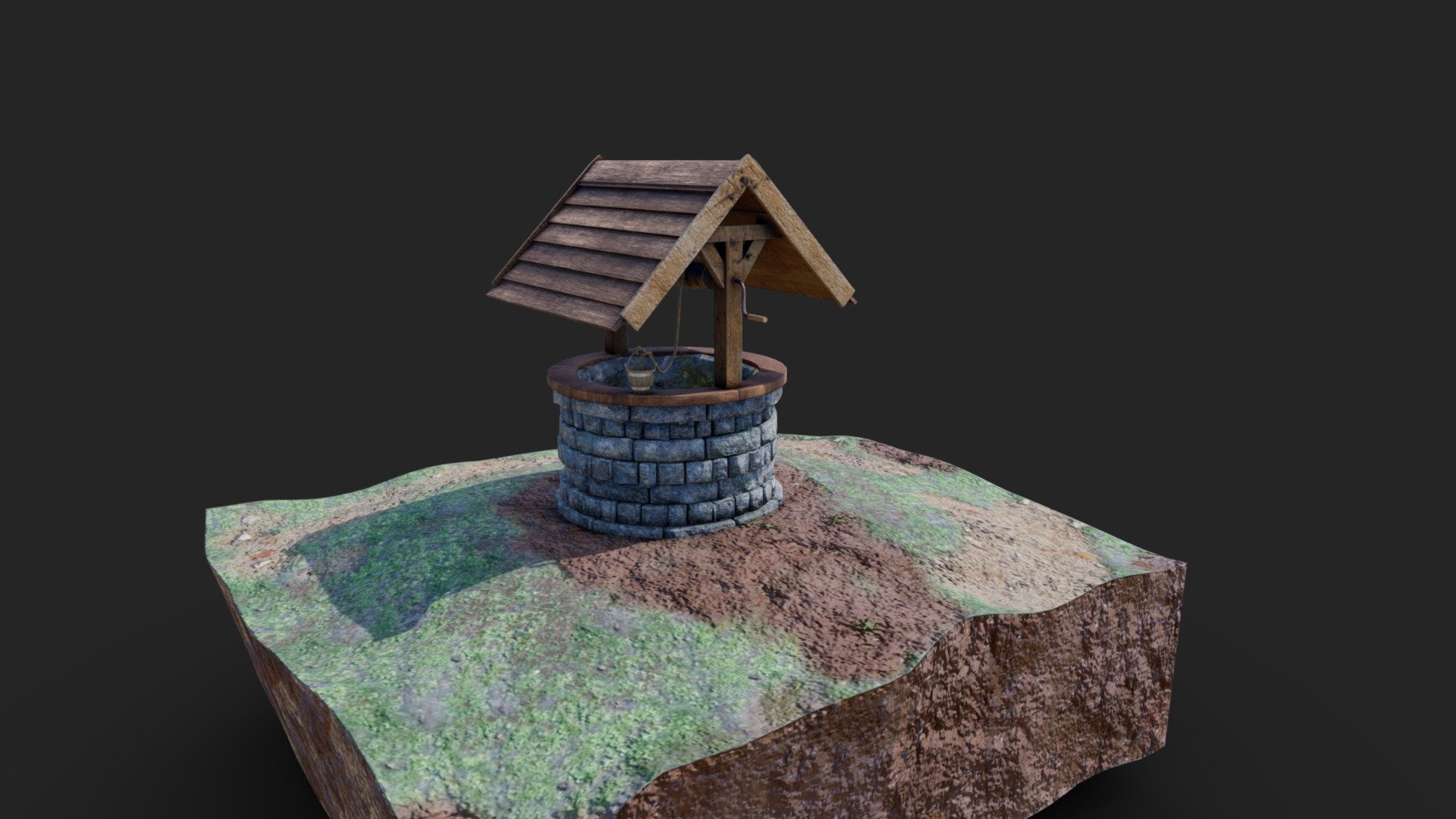 Stone and Wood Well