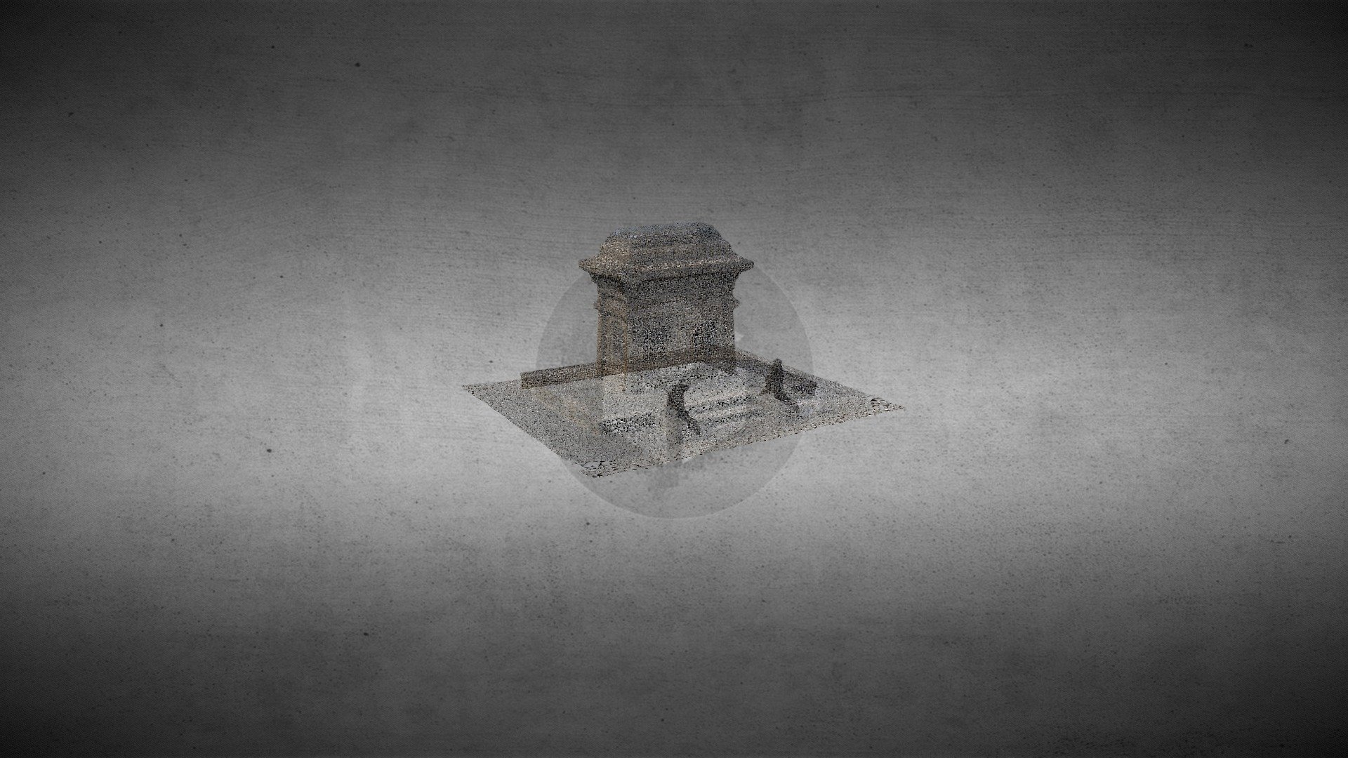 伊達政宗騎馬像の台座 - 3D model by yitoh1981 [87cbfb0] - Sketchfab