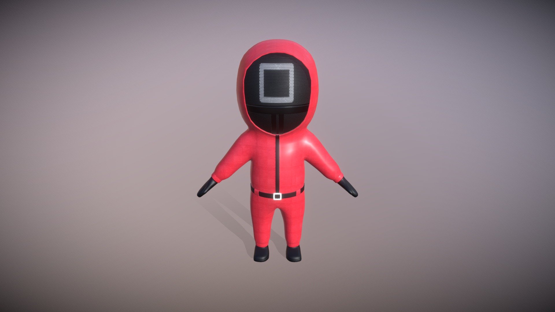 Suicide Game guards Lowpoly