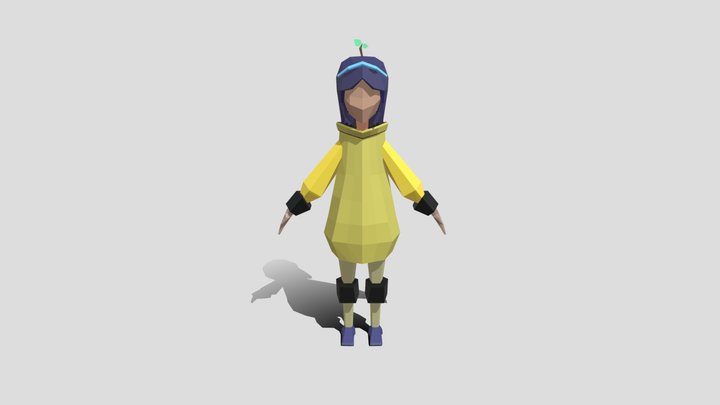 Nery Low Poly - Character 3D Model