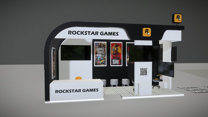 Rockstar Gaming 3D Model