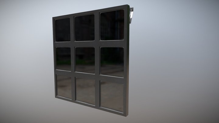 Workshop Garage doors 3D Model